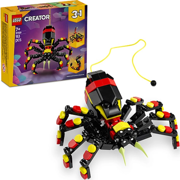 LEGO Creator 3-i-1 Vilde dyr: Edderkop på spring 31159