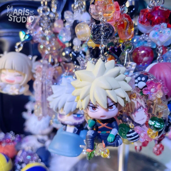 My Hero Academia Figurine Keychains - Etsy