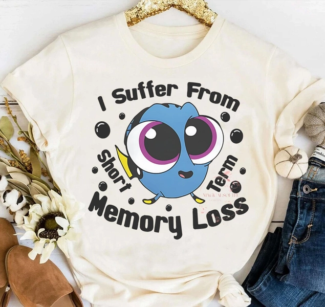 Cute Finding Dory Term Memory Loss T-shirt, Finding Nemo Regal Blue Dory Shirts, Disneyworld Shirt, Disneyland Family Trip, Birthday Gift - Etsy