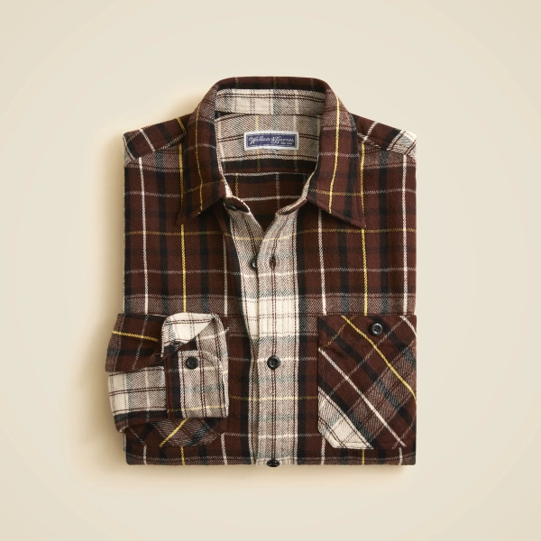 Wallace &amp; Barnes flannel workshirt