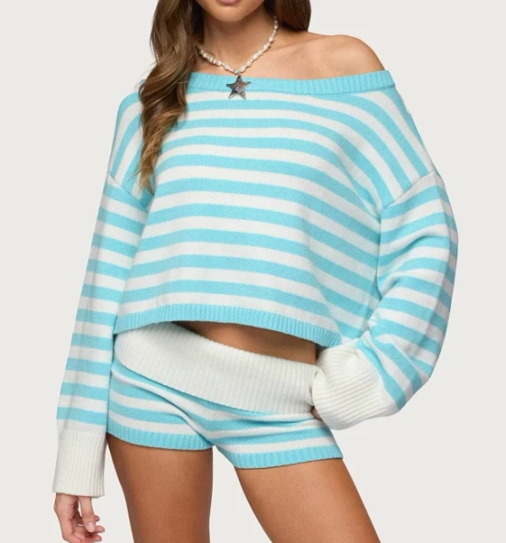 Saphi Oversized Striped Sweater