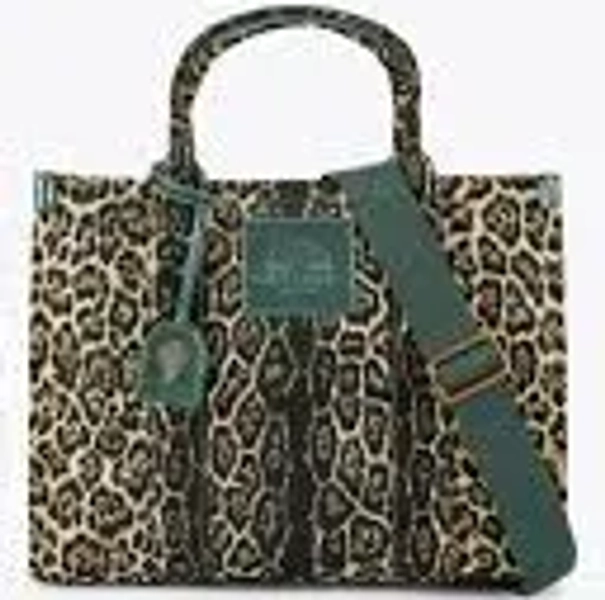 Kurt Geiger London Women's Southbank Leopard Print Canvas Tote Bag