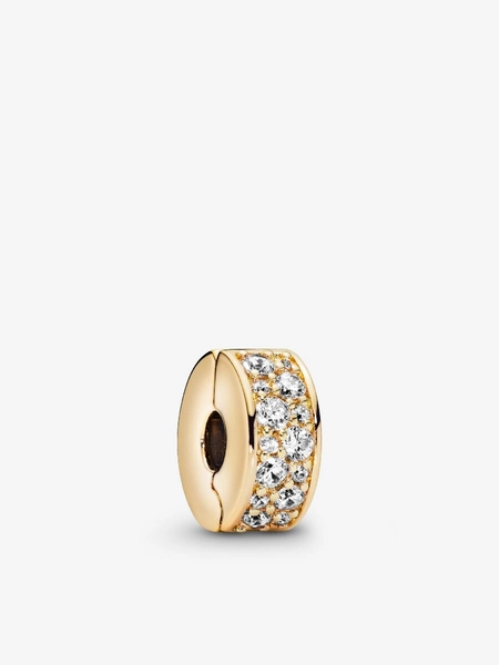 Clear Pavé Clip Charm