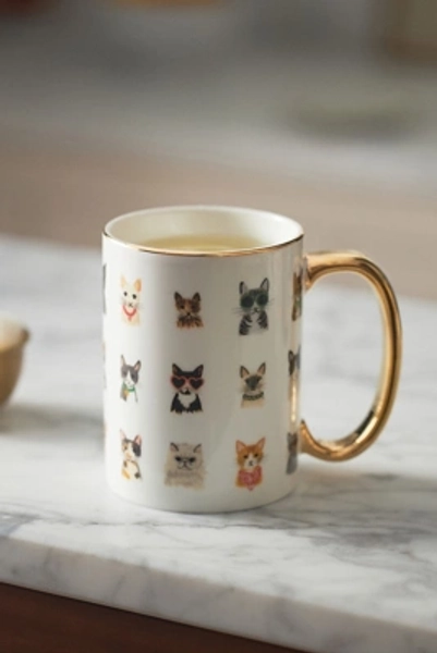 Rifle Paper Co. Porcelain Cool Cats Mug