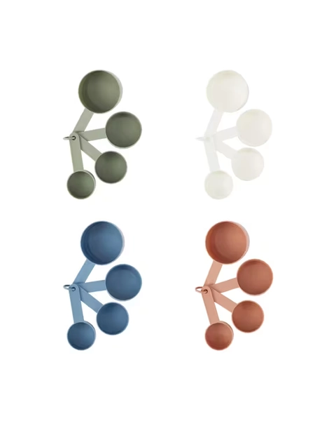 Set of 4 Measuring Cups - Assorted