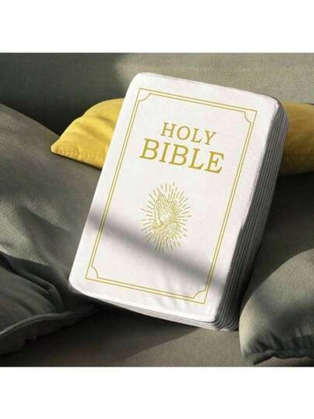 Matthew 6 Beige Bible Throw Pillow With Holly Khaki Bible Pillow That Opens Christian Bible Book Pillow With Best Mother's Day Gifts