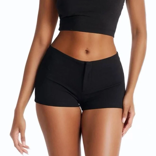 Fashion Nova Women's Out of Office Low Rise Micro Shorts