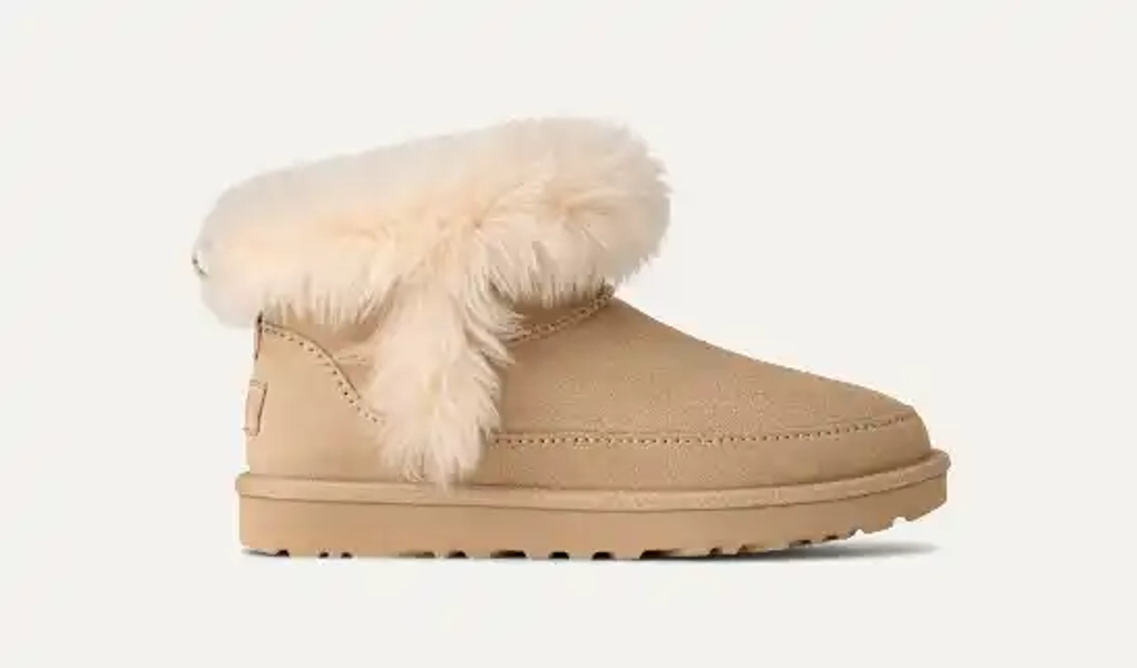 UGG® Women's Classic Ultra Mini Chalet Sheepskin Classic Boots in Reef Blue, Size 8