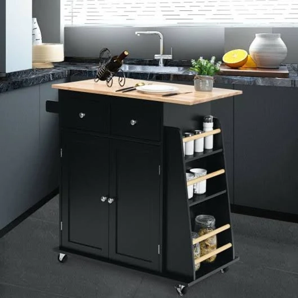 Costway Countertop Rolling Kitchen Island Cart