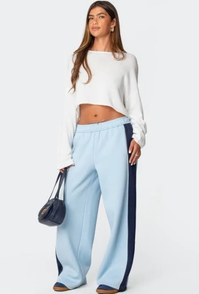 Edikted Women's Contrast Panel Sweatpants