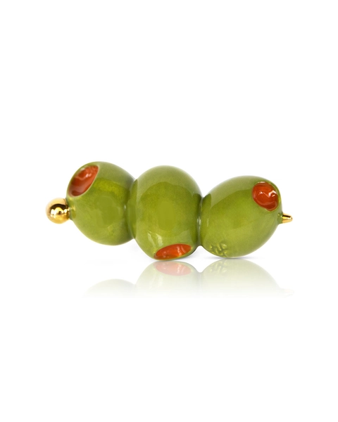 Nora Fleming mini Olive You So Much Platter Ornament | The Paper Store