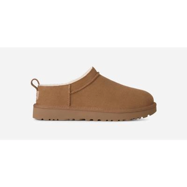 UGG® Women's Classic Micro Sheepskin Classic Boots in Chestnut, Size 5