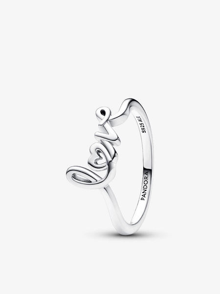 Handwritten Love Ring