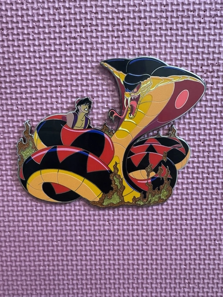 Disney WDI MOG Jumbo Pin Jafar And Aladdin LE 300 Snake
