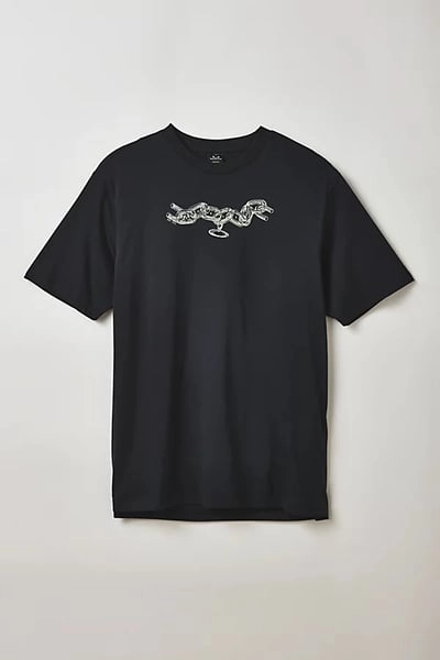 Oakley Snap Chain Graphic Tee in Black, Men's at Urban Outfitters