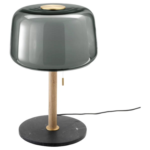 EVEDAL Lampe de table - marbre/gris