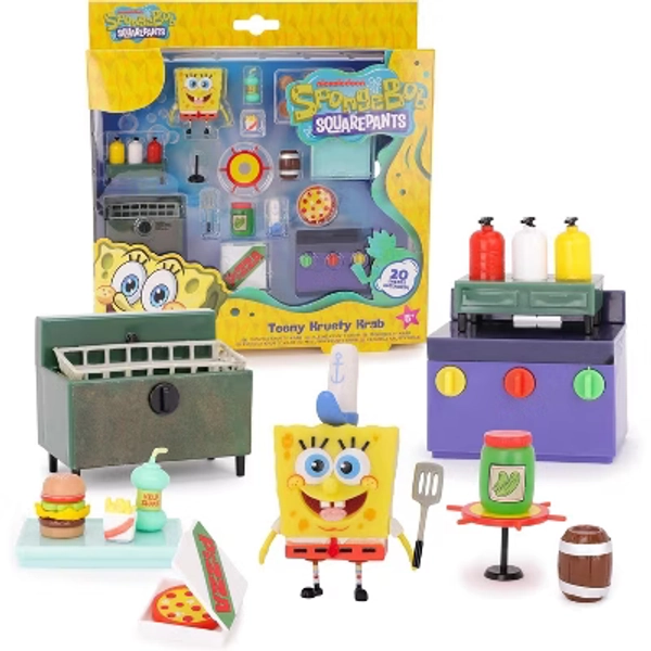 Spongebob Squarepants Teeny Tinies! Teeny Krusty Krab Playset
