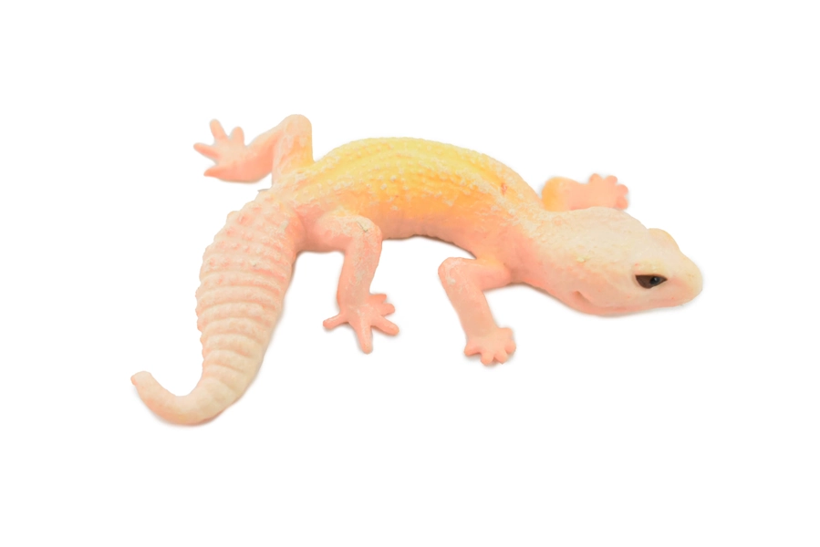 Collectible Wildlife Gifts Leopard Gecko Lizard Model Hand-Painted Replica Durable 3" Size - Walmart.com