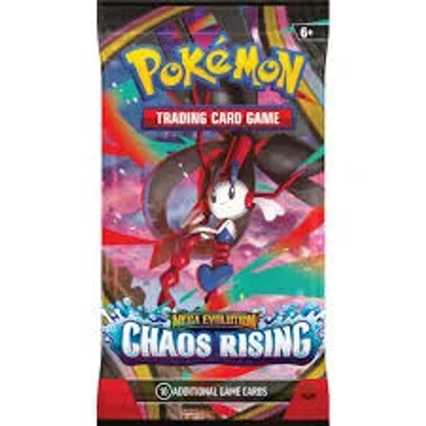 Pokemon Mega Evolution Chaos Rising Sleeved Booster Pack