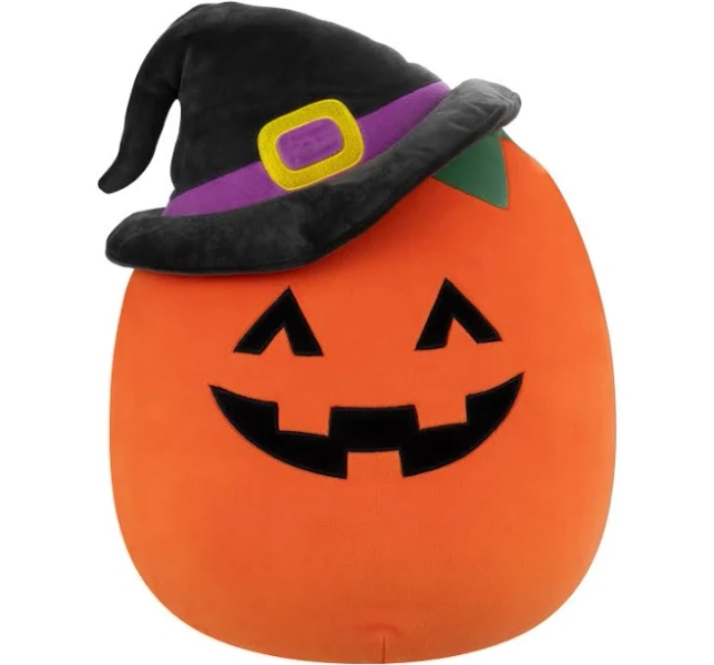 Squishmallows Official Paige The Orange Jack-O'-Lantern Stuffed Plush Toy