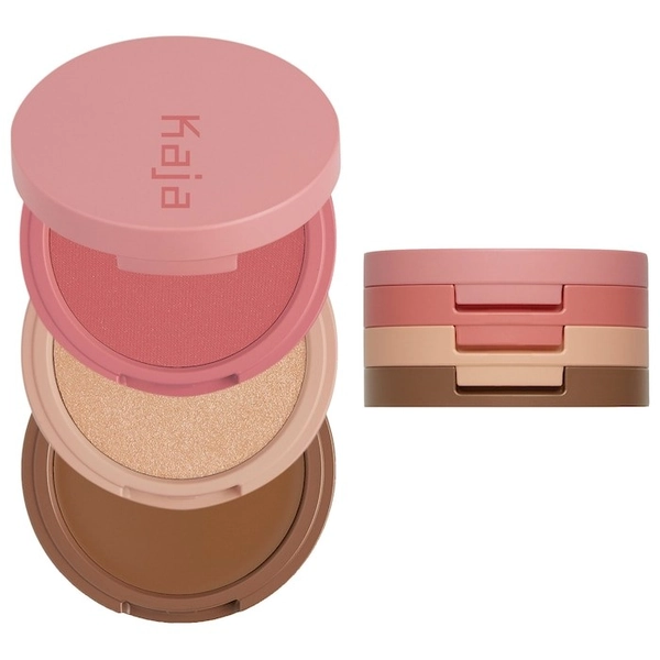 Face Bento Cream Bronzer, Powder Blush & Highlighter Sculpting Trio - Kaja | Sephora