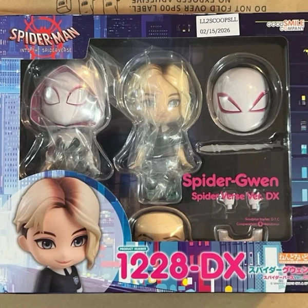 Good Smile Company Brand New Sealed Nendoroid 1228 DX Spider-Gwen Spider-Verse - New Toys & Collectibles
