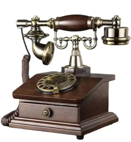 Retro Corded Rotary Telephone