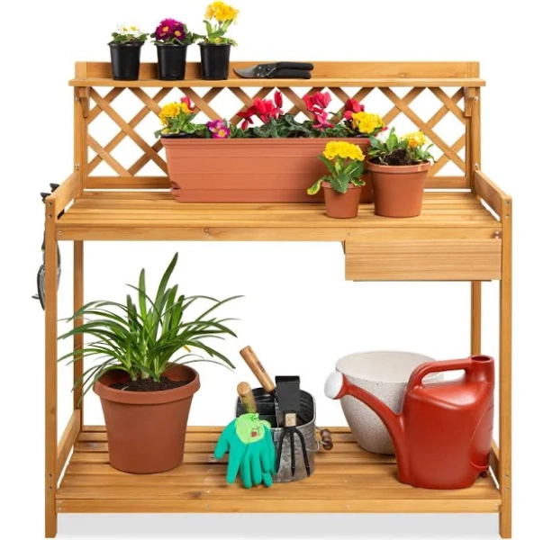 Best Choice Products Outdoor Potting Bench