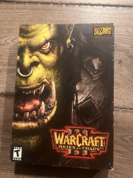 WarCraft III 3 Reign of Chaos (PC CD-ROM, 2002) BRAND NEW FACTORY SEALED