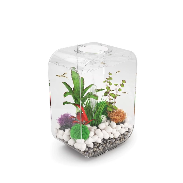 biOrb LIFE 15 Transparent Aquarium with Standard Light, 4 Gallon