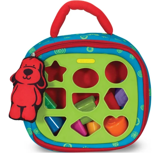 Melissa & Doug K's Kids Take-Along Shape Sorter Baby Toy