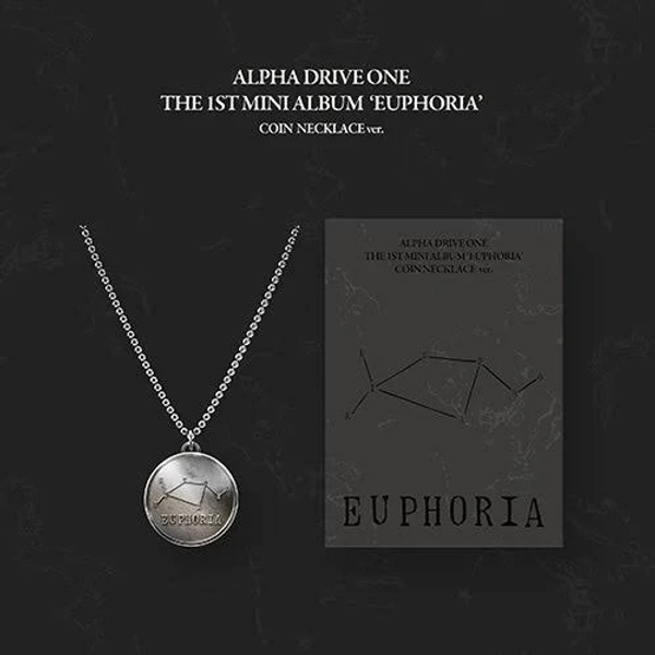 Alpha Drive One The 1st Mini Album Euphoria Limited Edition Coin Necklace