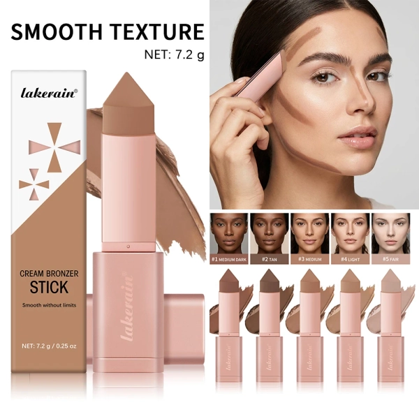 Cream Bronzer Stick and Contour Stick Bronzing Contouring Instant Highlights Dark Circles Face Contour Facial Foundation Makeup - AliExpress 66