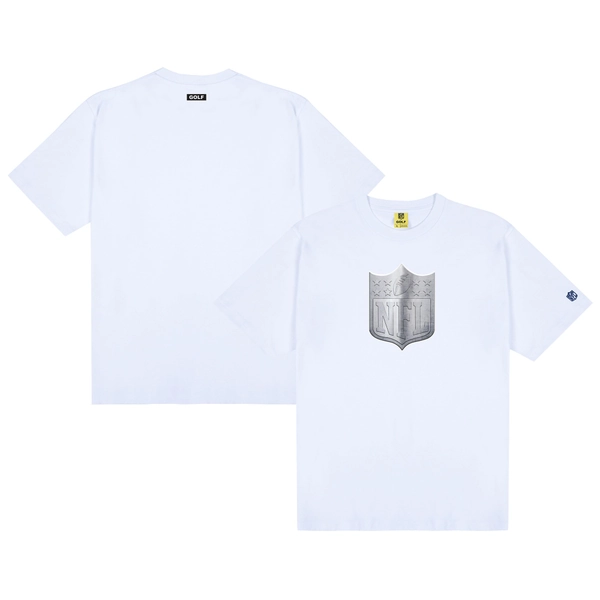 Men's GOLF WANG White NFL Shield T-Shirt