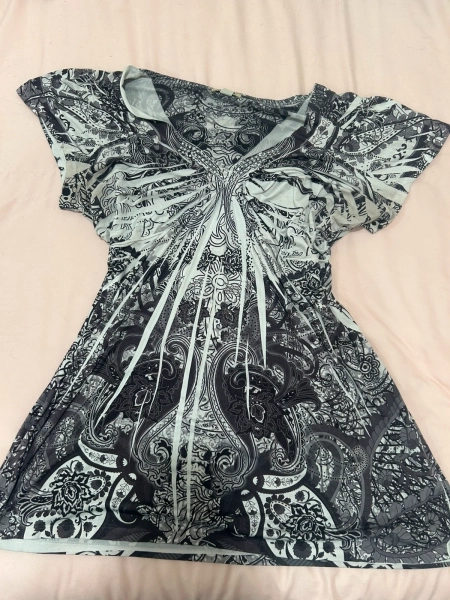 Grunge deadstock Y2K babydoll top