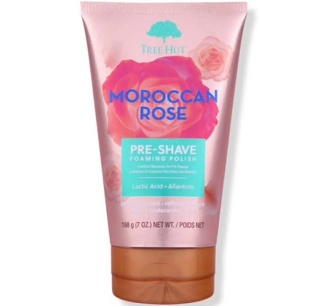 Tree Hut Moroccan Rose Pre-Shave Foaming Polish