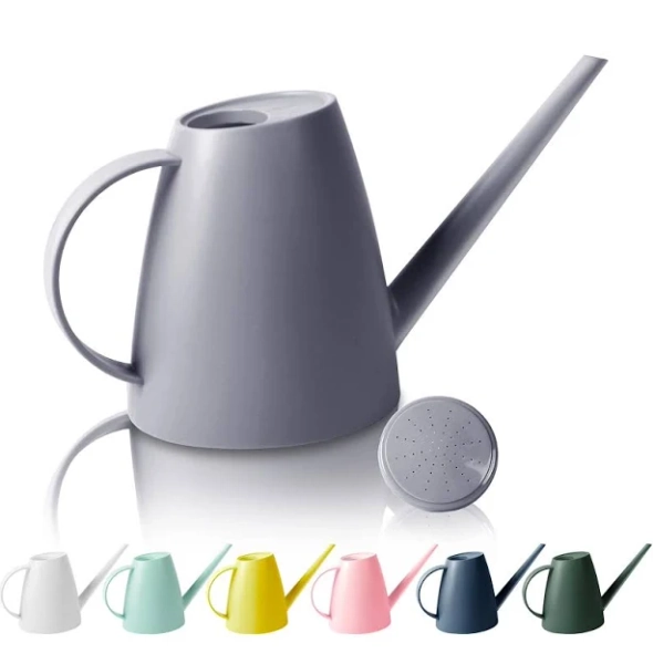 Etarewilt Modern Small Watering Can with Removable Nozzle and Long Spout