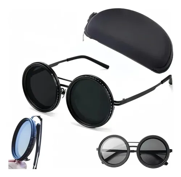 Gafas De Sol Polarizadas Uv Ajustables Circulares