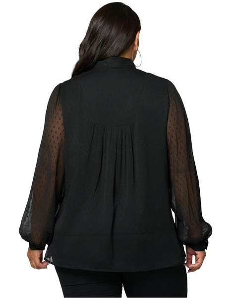 Side Stage Blouse in Black