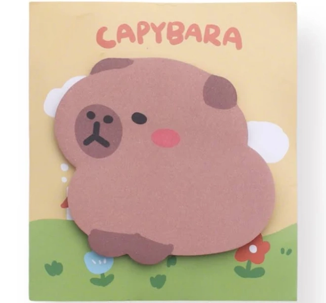 Capybara Sticky Notes C 30 Sheets