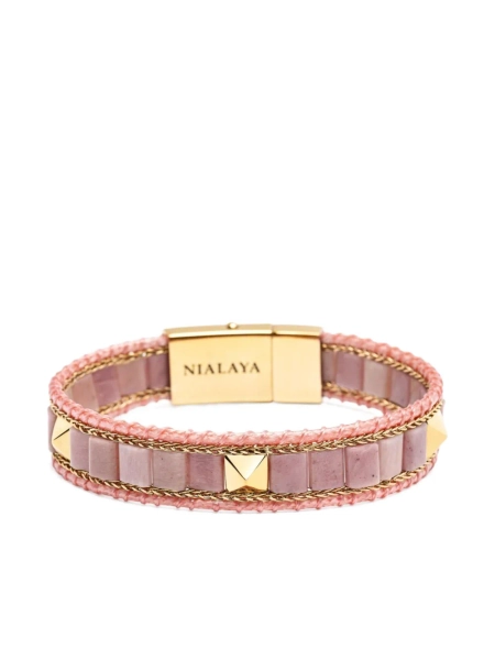 Nialaya Jewelry bracelet à détails de clous | S