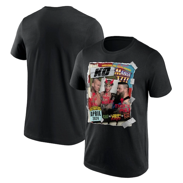 WWE Kevin Owens KO-Mania VII T-Shirt - Black - Mens