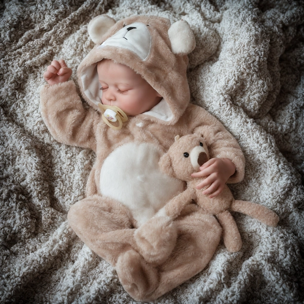 [Ships Within 24 Hours] Babeside Sleeping Reborn Baby Noah 20'' Little Infant Boy Best Gift for Kids
