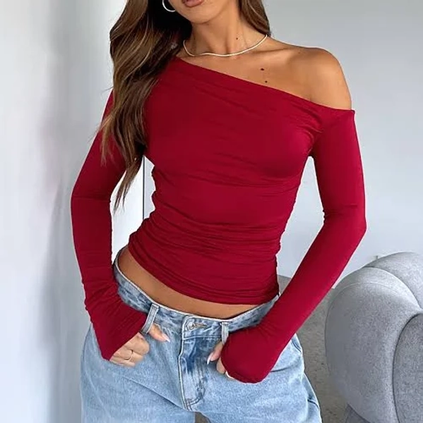 Best Of Luck Long Sleeve Top Wine