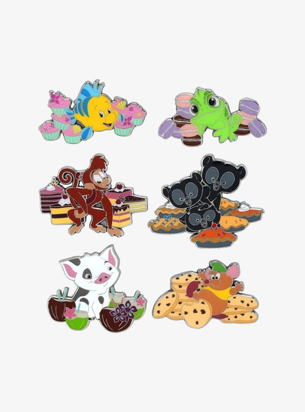 Loungefly Disney Princess Sidekicks & Desserts Blind Box Enamel Pin - BoxLunch Exclusive