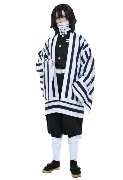 KNY Demon Fighter Snake Hebi Bashira Demon Killing Corps Team Uniform Cosplay Costume