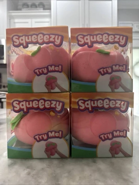 Sunny Days Squeezy Peach Sensory Fidget Toy