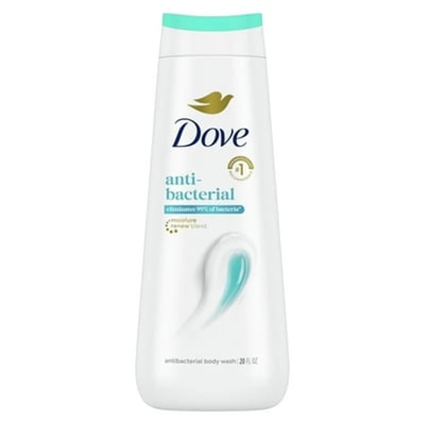 Unilever Dove Antibacterial Daily Use Body Wash for Women Protects from Dryness All Skin  20 oz