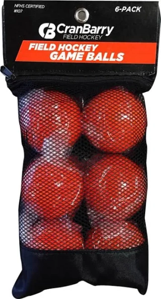 CranBarry Field Hockey Game Balls 6 Pack
