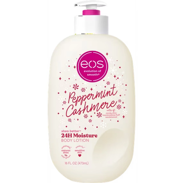 eos Shea Better 24H Moisture Body Lotion, Peppermint Cashmere, 16 fl oz